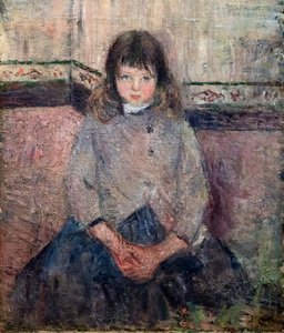 Félix Pissaro con falda de Camille Pissarro