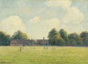 Hampton Court Green, 1891 de Camille Pissarro