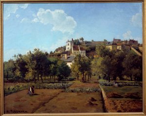 Ermita en Pontoise de Camille Jacob Pissarro