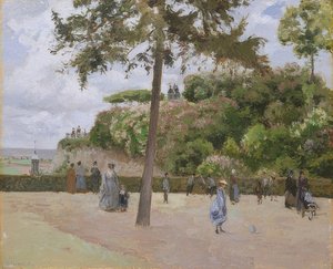 En el parque de Pontoise. 1874 de Camille Jacob Pissarro