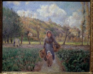 En el huerto de Camille Jacob Pissarro