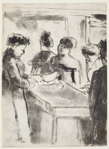 La Charcutería (El carnicero de cerdo) 1895 de Camille Jacob Pissarro