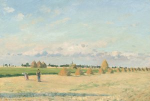 Paisaje, Ile-de-France, 1873 de Camille Pissarro