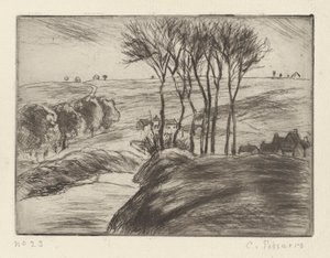 Paisaje en Osny de Camille Pissarro