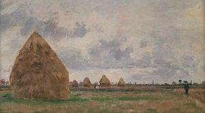 Paisaje con Pajares de Camille Pissarro