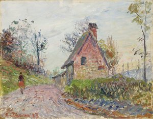 Los alrededores de Ruán de Camille Pissarro