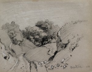 Nanterre, c. 1860 de Camille Pissarro