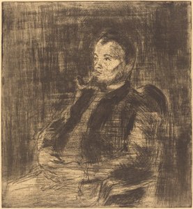 Retrato de Paul Signac, c. 1890 de Camille Pissarro