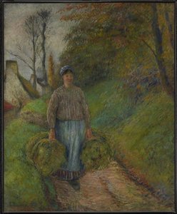 Campesina con dos fardos de heno Edita esto en Wikidata
 de Camille Pissarro