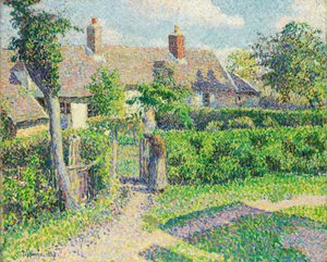 Casas de campesinos, Eragny, 1887
