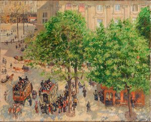 Plaza del Teatro Francés, Primavera de Camille Pissarro