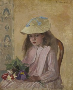 Retrato de la artista de Camille Pissarro