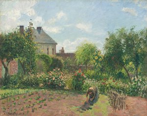 El jardín del artista en Eragny, 1898 de Camille Pissarro