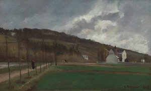 Las orillas del Marne en invierno de Camille Pissarro