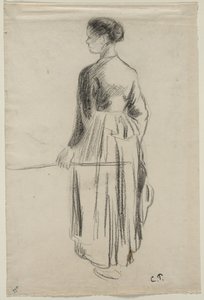 La vaquera, Eragny de Camille Pissarro