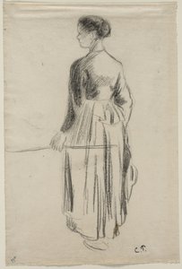 La Vaquera, Eragny de Camille Pissarro