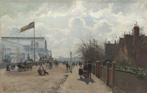 El Palacio de Cristal, 1871 de Camille Pissarro