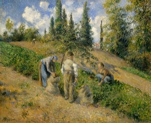 La cosecha, Pontoise La Récolte, Pontoise, 1881