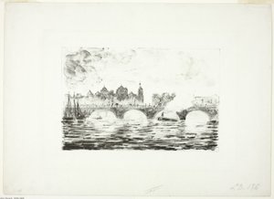 Las Casas del Parlamento, Londres de Camille Pissarro