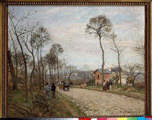 El camino a Louveciennes de Camille Jacob Pissarro