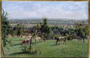 Las laderas del Vesinet de Camille Jacob Pissarro
