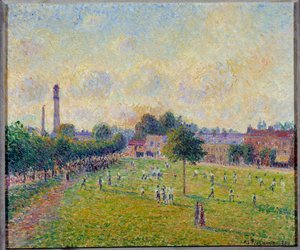 Vista del verde de Kew en Londres 1892