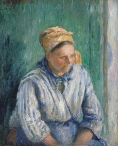 Lavandera, Estudio, 1880 de Camille Jacob Pissarro