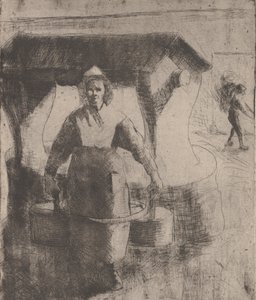 Mujer en un Pozo, 1891