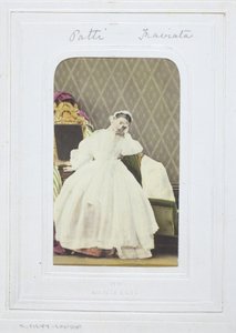 Adelina Patti, Traviata, 1860-69 de Camille Silvy
