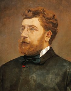 Retrato de Georges Bizet (París de Camillo (1840 1919) Miola