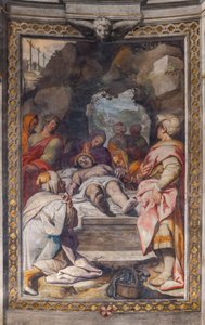 Lamentación de Cristo (fresco) de Camillo Procaccini