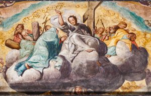 El Juicio Final, detalle (fresco) de Camillo Procaccini
