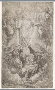 Transfiguración de Cristo en el Monte Tabor de Camillo Procaccini