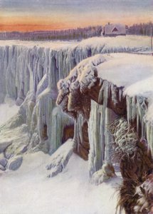 Cataratas del Niágara congeladas en invierno (foto en color) de Canadian Photographer