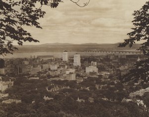 Panorama de Montreal, secciones central y occidental (foto en b/n) de Canadian Photographer