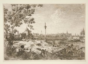 Vista imaginaria de Padua, de la serie Vedute (Vistas)