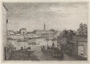 Ale Porte del Dolo, c. 1735-1746 de Canaletto