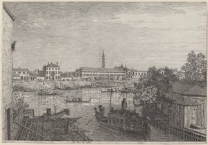 Ale Porto del Dolo, c. 1735-1746 de Canaletto