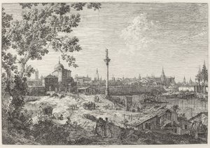 Vista Imaginaria de Padua, c. 1735-1746 de Canaletto