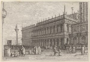 La librería. V. de Canaletto
