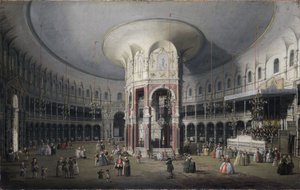 Londres: Interior de la Rotonda de Ranelagh
