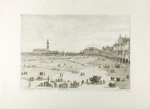 Prà della Valle, de Vedute de Canaletto