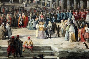 Recepción del embajador francés en Venecia de Canaletto