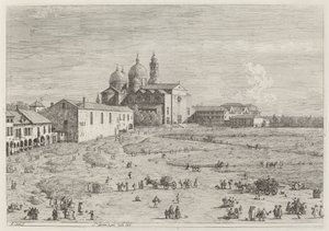 S. Giustina en pra della Vale de Canaletto