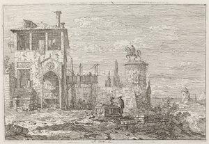 El Monumento Ecuestre de Canaletto
