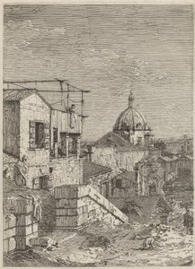 La casa con la inscripción de Canaletto