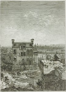 La Casa con el Peristilo, de Vedute de Canaletto