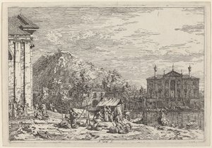 El mercado en Dolo, c. 1735-1746