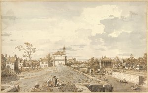 El Porta Portello con el Canal de Brenta en Padua, 1740-1743