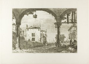 El Pórtico con la Linterna, de Vedute de Canaletto